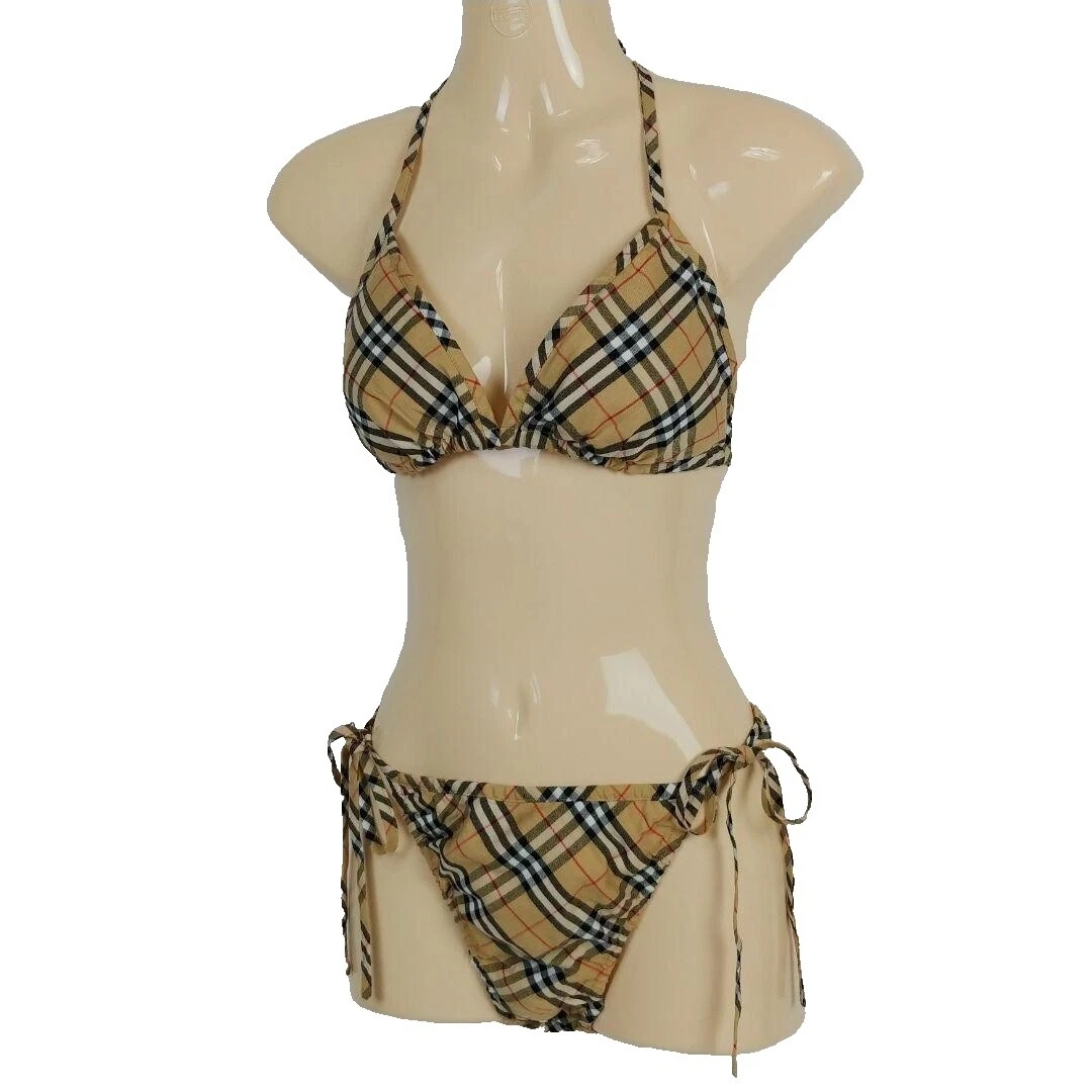 Traje de Baño de verificación Burberry Women's para Mujer