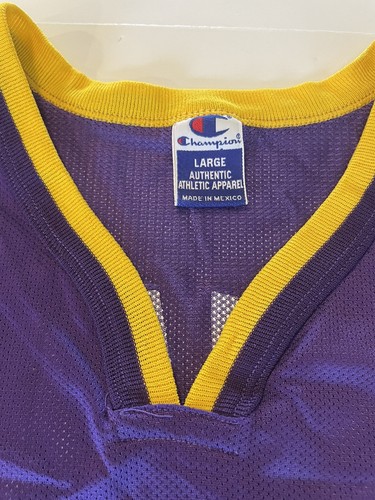 Vintage Kobe Bryant NBA Los Angeles Lakers 90s Champion Basketball Jersey 44 - Picture 5 of 5