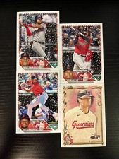 Bo Naylor Oscar Gonzalez rookie card TOPPS holiday Bryan Rocchio Tyler Freeman