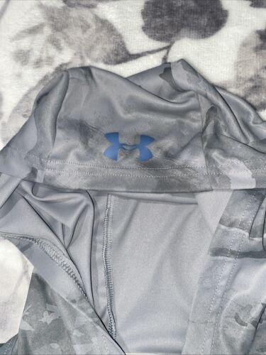 Under Armour 1341691 ISO Chill Shorebreak Gray Camo Hoodie Mens XL Fishing - Picture 3 of 7
