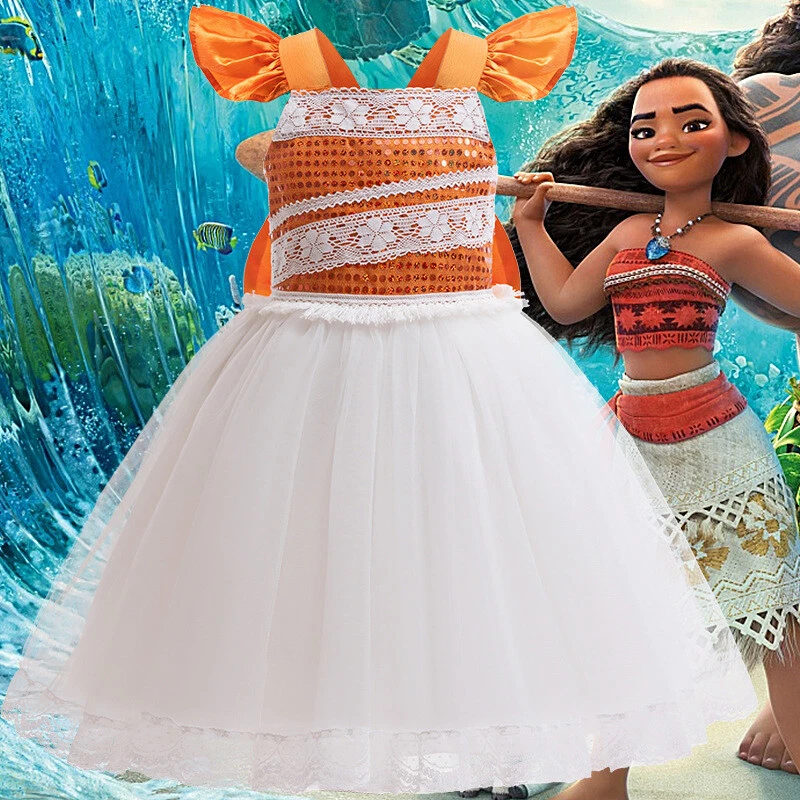 moana birthday dress Outfit 12-18 Months Halloween Costumes For Girls12 18 Months All our dresses are Collection: REACTIVE FEBRUARY 24 PRETTYGARDEN Women's Summer Pleated Color:Dusty Purple