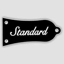Guitar Parts Fits Epiphone LP 'Standard' TRUSS ROD COVER PLATE , 2Ply Black