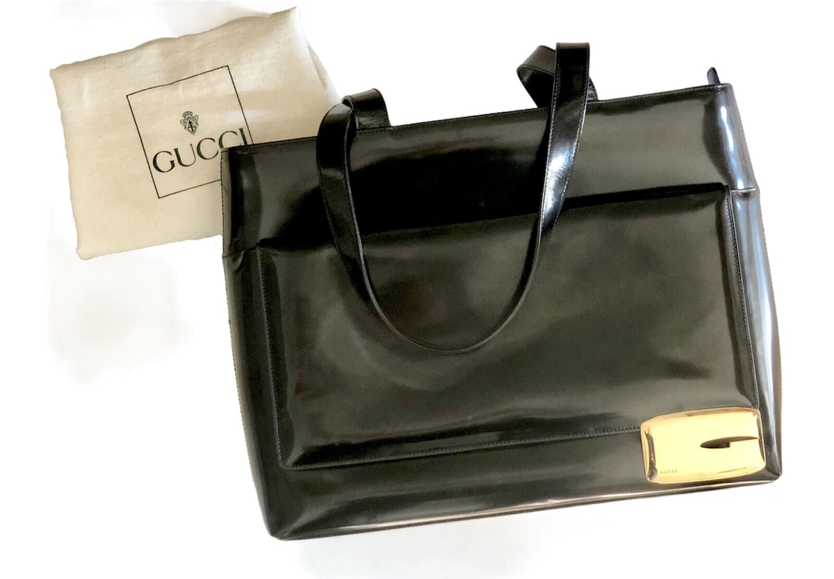 Vintage gucci hotsell leather bag