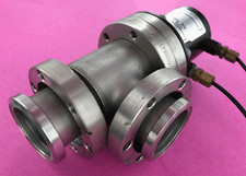 High Vacuum Apparatus HVA 165-0150-2 Pneumatic Right Angle Valve Conflat Flange