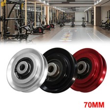 70mm Universal Aluminum Bearing Pulley Wheel Cable Gym Fitness Equipment Parts