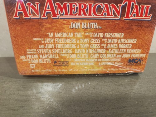 Sealed An American Tail VHS 1987 MCA Rare Phar-Mor Sticker Watermarks *See Desc* - Picture 2 of 14