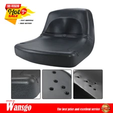 New Low Back Lawn Mower Garden Tractor Seat Black US