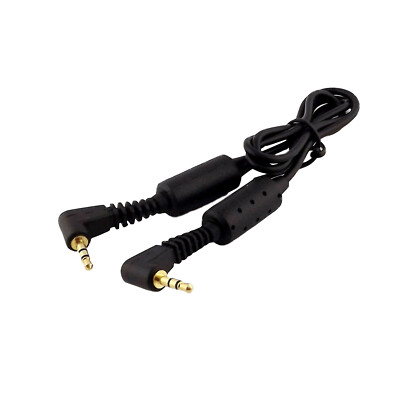 60cm Gold 2.5mm 3 Pole Male to Male Right Angle Stereo Headphone AUX Audio Cable