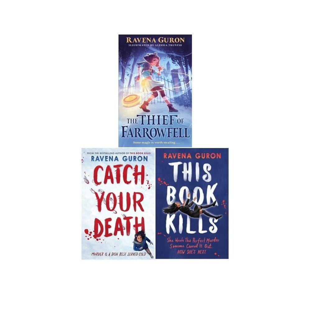 Ravena Guron Unisex Collection 3 Books Set Thief Of Farrowfell, Catch Your Death, Kills - Image 4