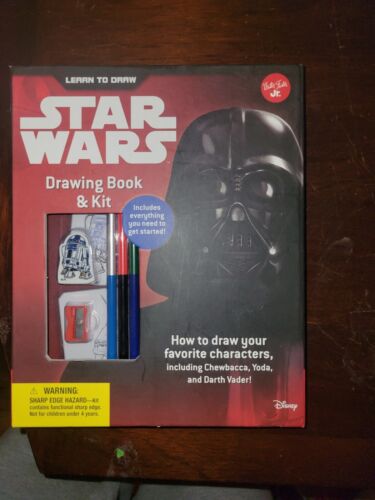 Livre de dessin et kit Disney Apprendre à dessiner Star Wars neuf - Photo 1/4
