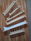Dollhouse Wall SHELVES Lot 6c Handcrafted Wood shelving 1:12 Kitchen Bath Decor — photo 10