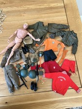 Vintage Action Man - Palitoy - Job lot Figure / Accessories / Parts / Clothing