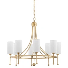 Quorum International 664-8 Lee Boulevard 8 Light 33"W Ring - Brass