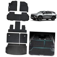Floor Mats Trunk Mat For ALL-NEW 2024 2025 Chevy 2024 Traverse 7 Seats