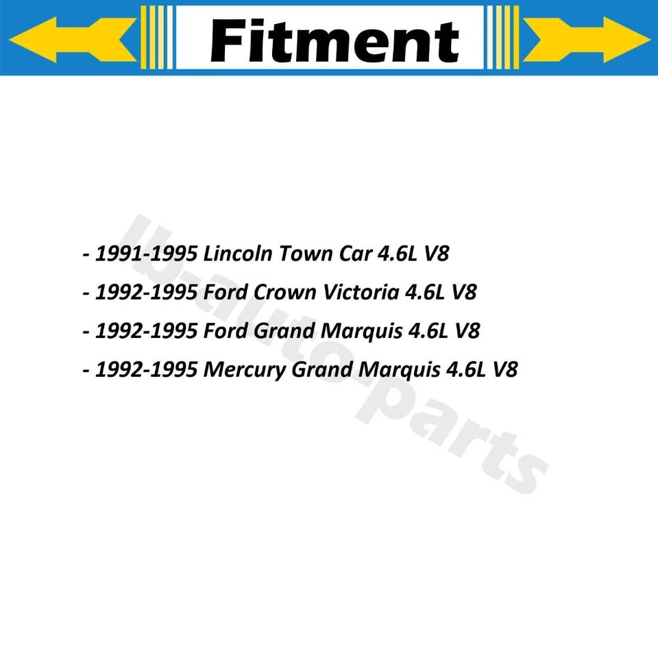 Conjunto de manguera de calefacción HVAC para Ford Crown Victoria 1992 1993 1994 1995 Foto 2 de 4