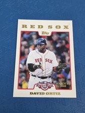 2008 Topps Opening Day Gold /2199 #100 David Ortiz Red Sox BASEBALL Card S2