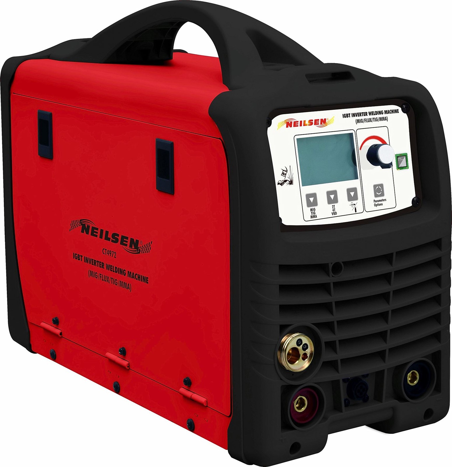 230V MIG Welder 4-in-1 IGBT Inverter Flux TIG MMA 40-200A