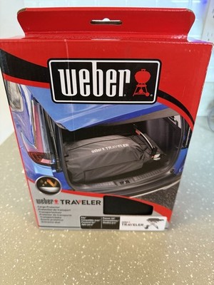 Weber 7030 Traveler Cargo Protector Grill Cover - Black  NIB