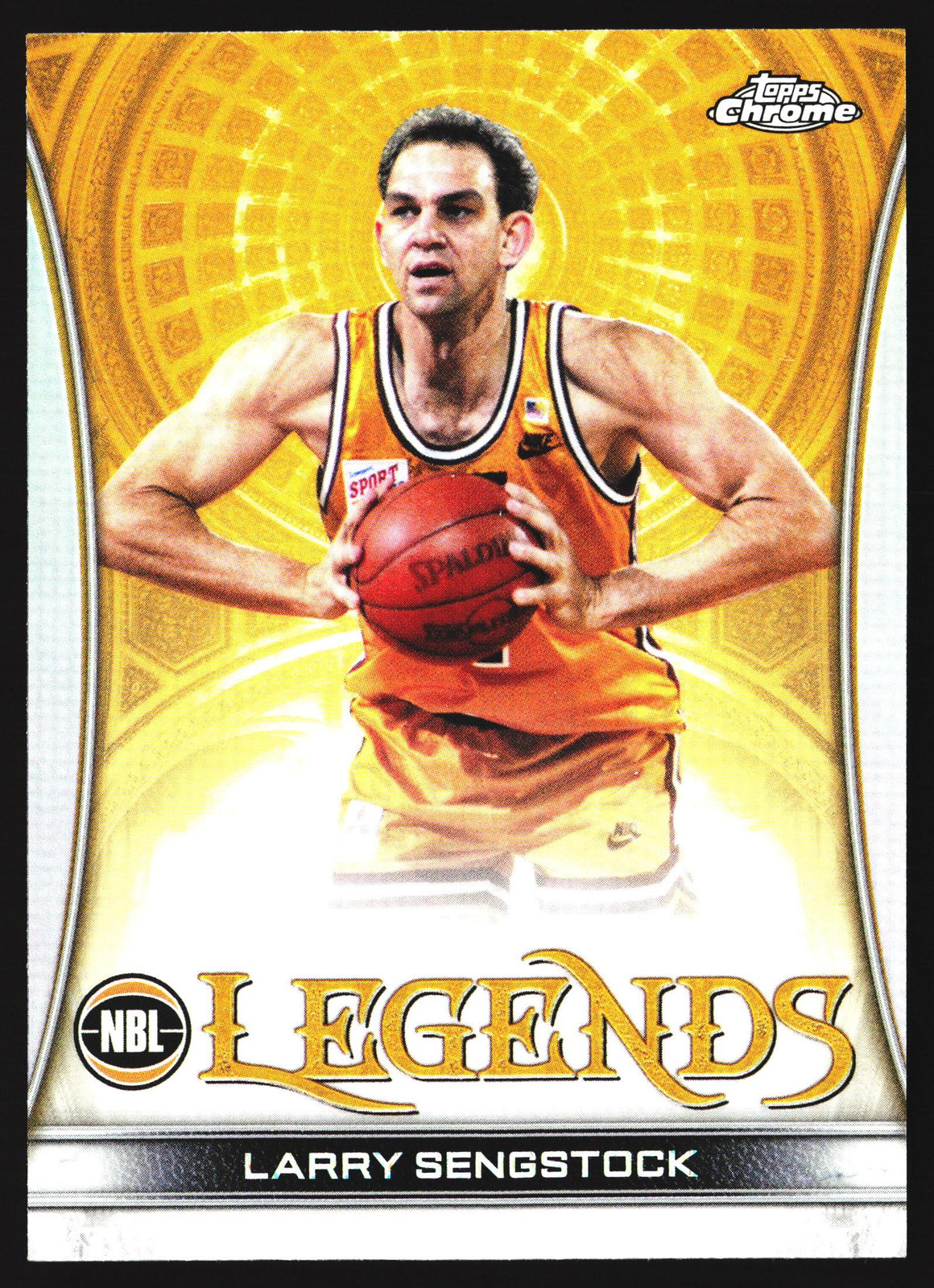 Larry Sengstock 2023 Topps NBL Holo Hall of Fame Card NBLL3
