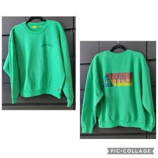 Aviator Nation Unisex Soft Green Crewneck Sweatshirt Pullover Made In USA M