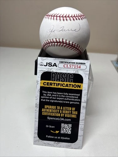 Joe Torre Signed Rawlings Official Major League Baseball JSA COA YANKEES