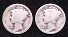 1916 And 1916 S Mercury Dimes 90% Silver