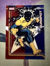 2026 Topps Chrome Marvel #172 Sunspot Captain America’s Star Refractor/41