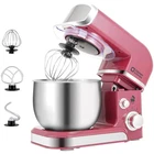 Tilt-Head Design Stand Mixer, 6 Speeds, Purplish-red