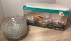 Set Of 4 Vintage Anchor Hocking WEXFORD Diamond Clear Glass Berry Dessert Bowls