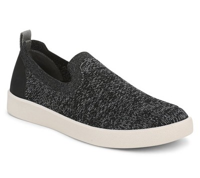 Vionic Knit Slip-On Shoes - Elda Black 6/M New