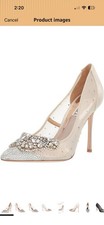 Badgley Mischka Women's Quintana Ivory Satin