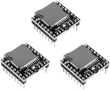 3PCS Mini MP3 Player Audio Module MP3 Voice Decode Board TF Card U Disk Io/Seria