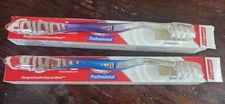 2 NOS Colgate Professional Soft Compact Comfortable Clean Toothbrush 2003 ~READ~
