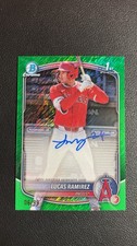 2025 Bowman - Chrome Prospect Auto Lucas Ramirez #CPA-LR Green Shimmer /99