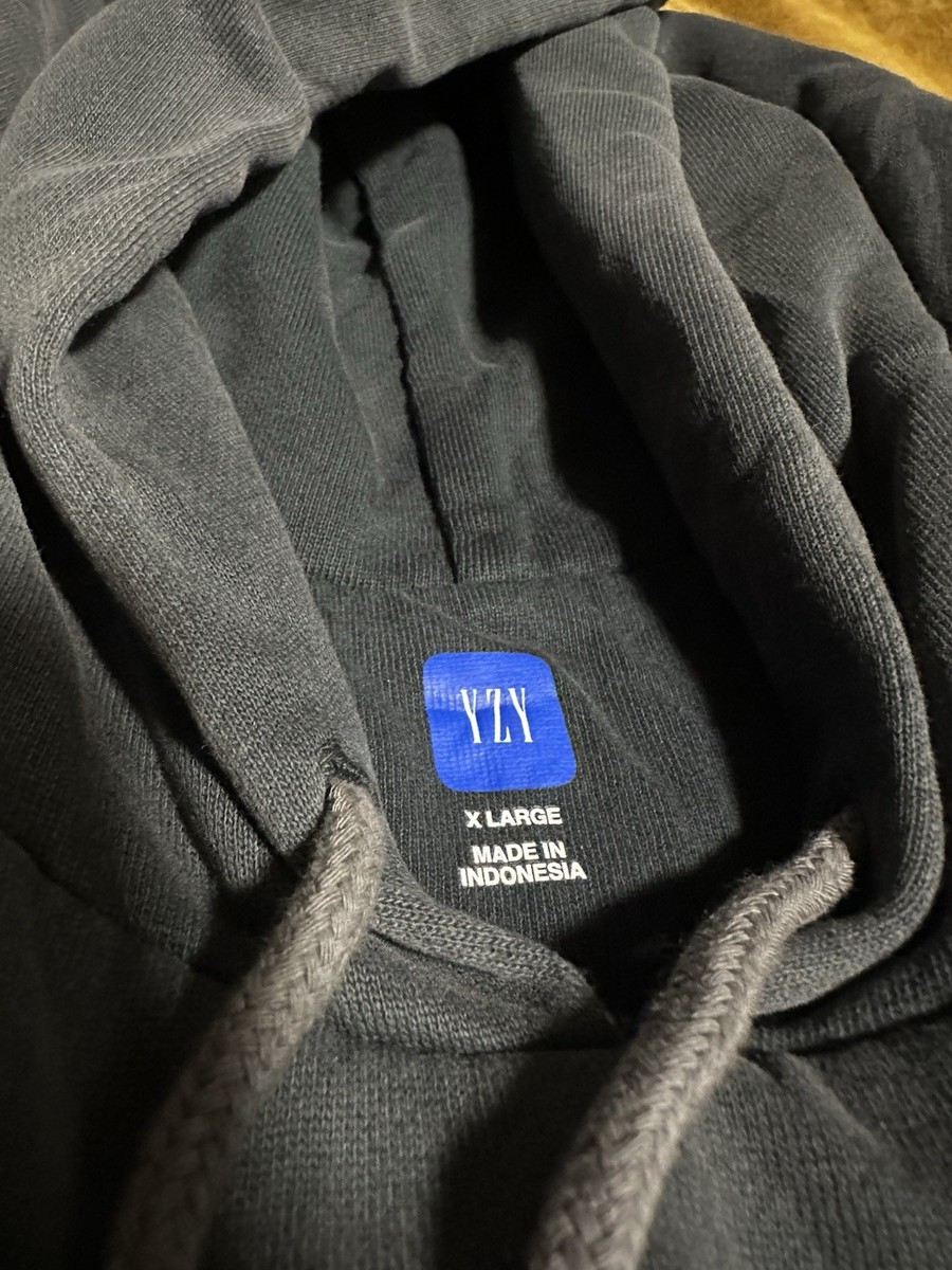 YZY Yeezy Gap Oversized H18 Pullover XL Hoodie POETIC BLACK