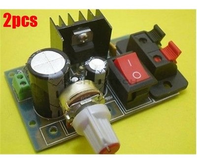 2Pcs Ac/Dc Step Down Dc 5V-35V To 1.25V-30V Power Supply Module LM317 New Ic qv 