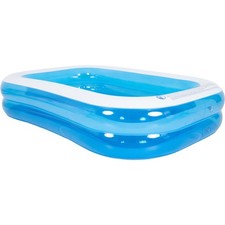 Planschbecken Kinderpool Gartenpool Babypool aufblasbar 262x175x50cm …