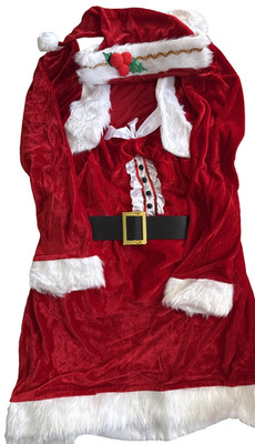 EraSpooky Adult Women's Sexy Santa Claus Fancy Dress Christmas Party Outfit