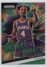2023-24 Panini Prizm Instant Impact Green Prizm Kobe Bufkin #17 18s3