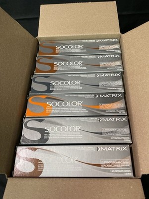 24x Matrix SoColor Permanent Hair Color Lot Mixed Shades Salon Dye