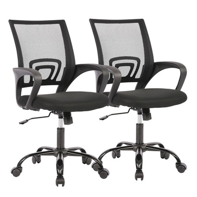 #ad Ergonomic Mesh Office Chair Adjustable Rolling Swivel Back Support Black 2 Pack $184.99