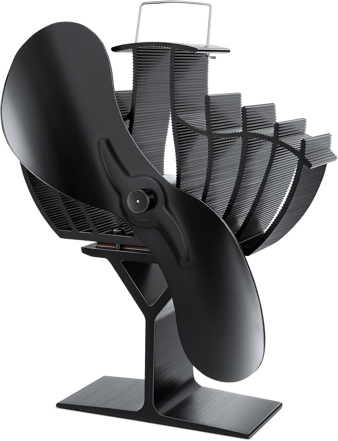 High Airflow Heat Powered Wood Stove Fan for Fireplace & Gas Burner