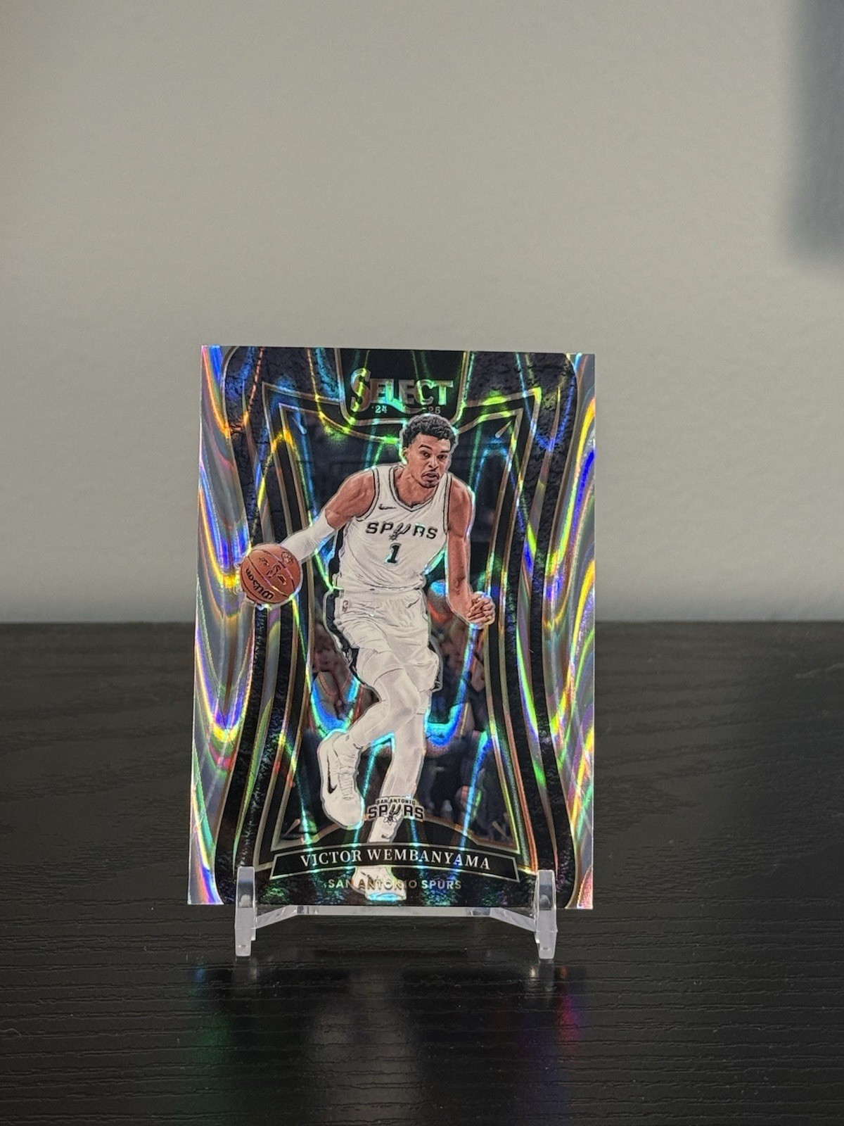 Victor Wembanyama 2024-25 Panini Select Mezzanine Tectonic Prizm #309 - Spurs