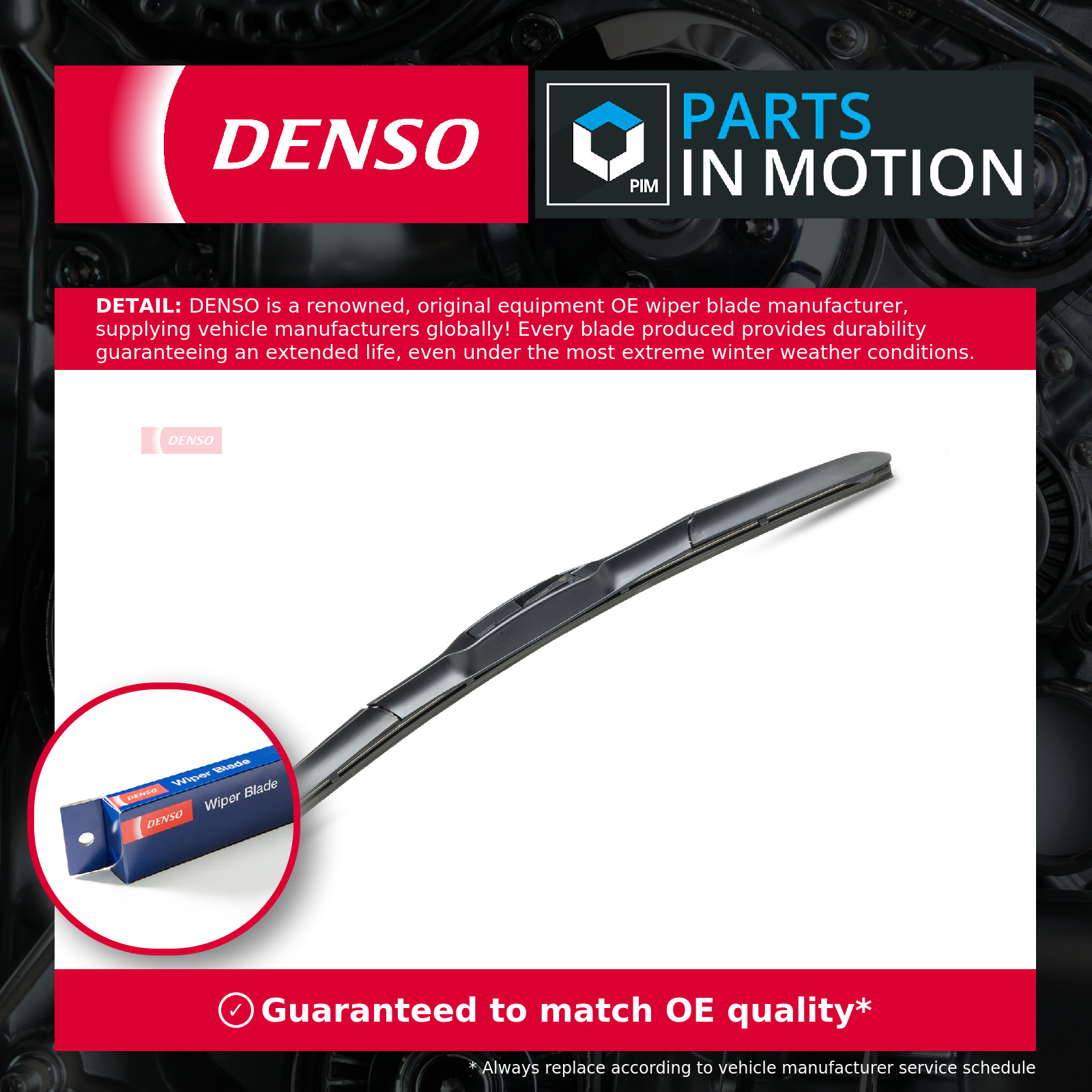 Wiper Blade fits FORD Windscreen Denso Genuine Top Quality Guaranteed New - Image 13