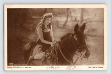 Mary Pickford Silent Movie Star 1930s RPPC Postcard Ross Verlag
