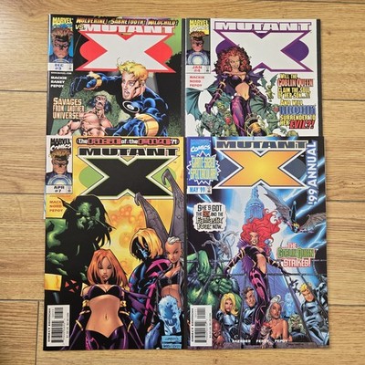 Mutant X Lot #3, #4, #7 + Annual 1999 Wolverine Havok MARVEL Comic Lot of 4
