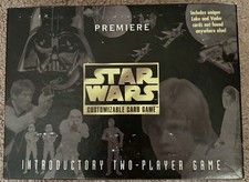 1995 P.B. Star Wars CCG Customizable Card Game 2 Player Starter w/Sealed Decks