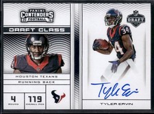 2016 Panini Contenders #14 Tyler Ervin Draft Class Autograph RPS