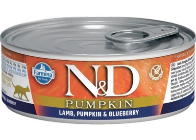 8606014102109 Farmina N&D Cat Lamb & Pumpkin & Blueberry  70g Farmin