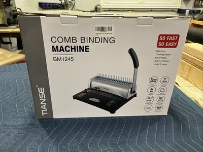 TIANSE BM1245 21-Hole 450 Sheet Comb Binding Machine